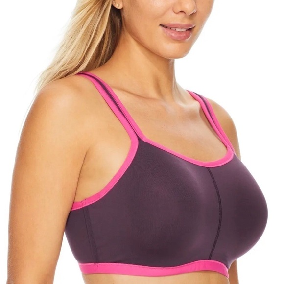 NATORI Yogi Sumac/Pink Underwire Sports Bra Size 32D - Picture 6 of 14